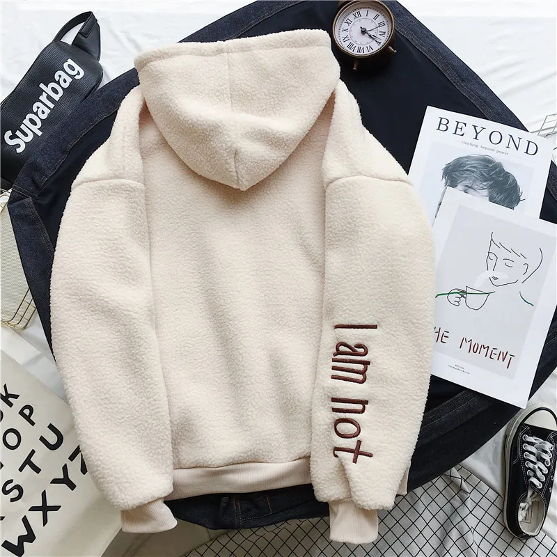 Super Popular CEC Cashmere Hoodie Women's Autumn and Winter Fleece-Lined Thickened Western Style Youthful-Looking Loose Korean
Super Popular CEC Cashmere Hoodie Women's Autumn and Winter Fleece-Lined Thickened Western Style Youthful-Looking Loose Korean