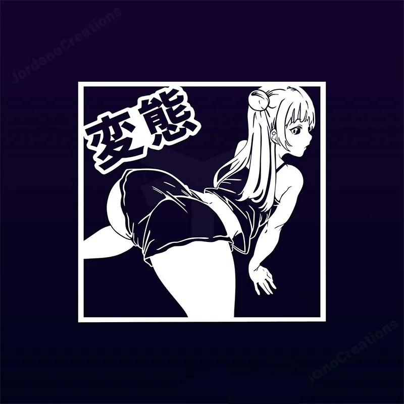 Personality Cartoon Lewd Anime Car Sticker Vinyl Auto Motorcycle Decals Bumper KK Decal PVC Accessories Waterproof Apply To Car
Personality Cartoon Lewd Anime Car Sticker Vinyl Auto Motorcycle Decals Bumper KK Decal PVC Accessories Waterproof Apply To Car