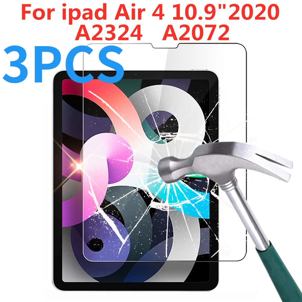 3 упаковки, закаленное стекло для планшета iPad Air 4, защита экрана 10,9 дюйма 2020 A2324 A2072 A2316, защитная пленка против царапин
3 упаковки, закаленное стекло для планшета iPad Air 4, защита экрана 10,9 дюйма 2020 A2324 A2072 A2316, защитная пленка против царапин