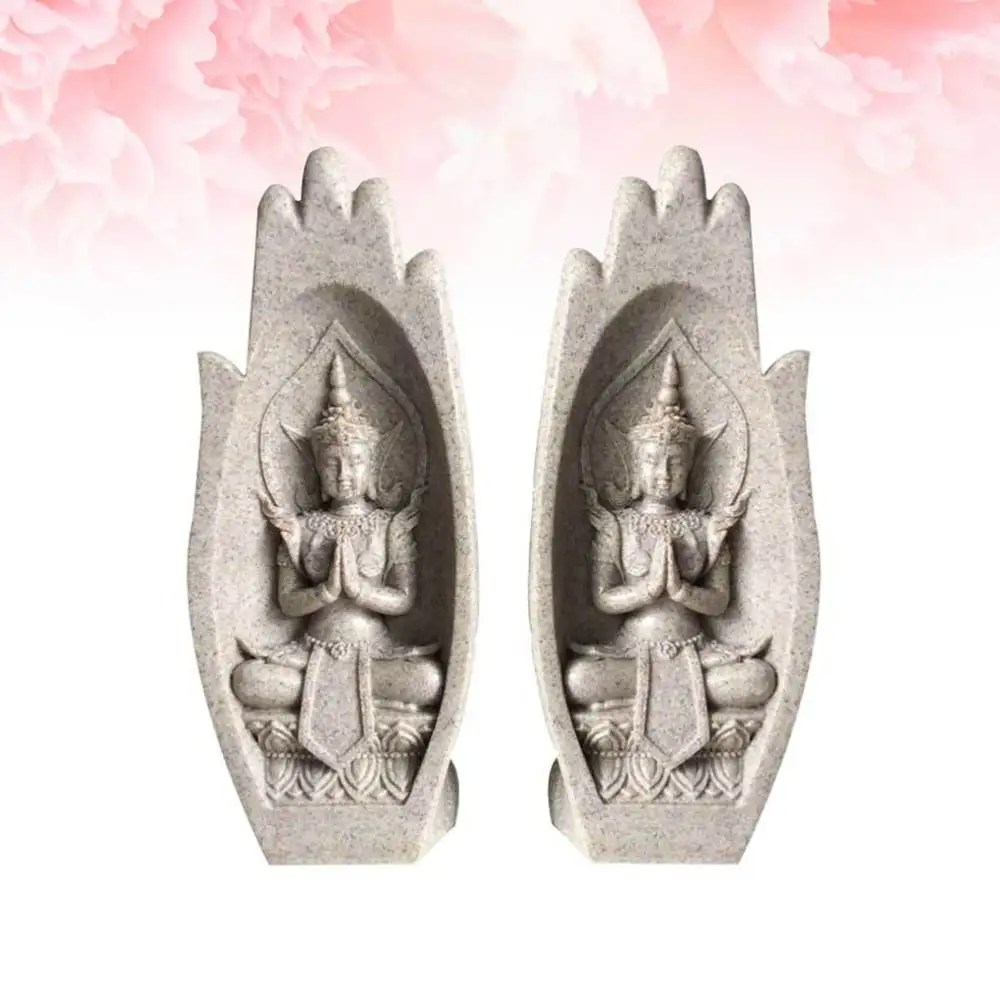 1 Pair Exquisite Sandstone Hand Figurines European Style Creative Sculptures Crafts Household Decoration (White)
1 Pair Exquisite Sandstone Hand Figurines European Style Creative Sculptures Crafts Household Decoration (White)
