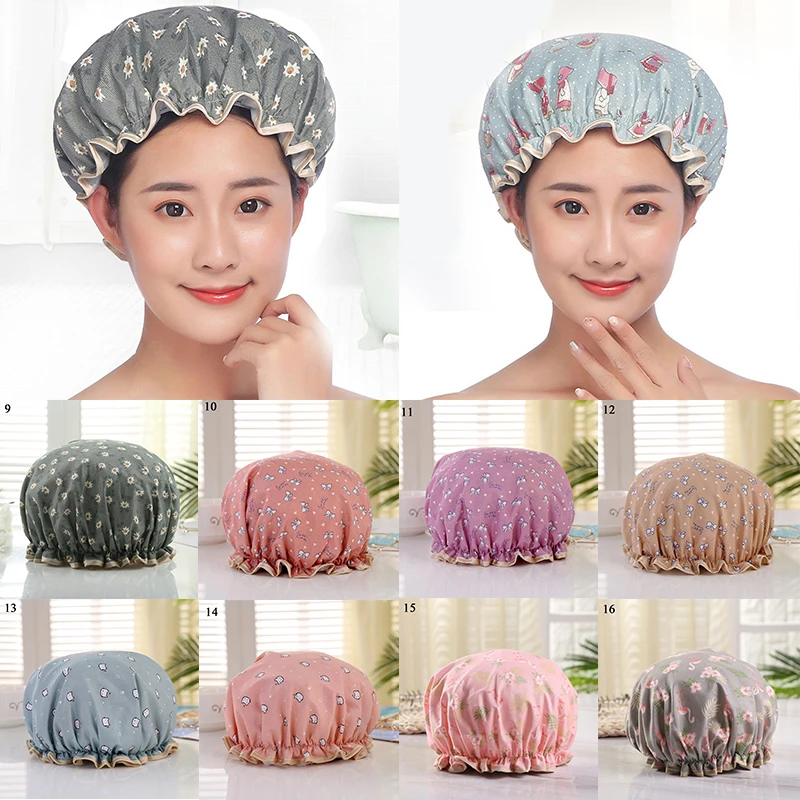 1PCS Multifunction Thick Waterproof Bath Hat Double Layer Shower Hair Cover Women Supplies Shower Cap Bathroom Cute Accessories
1PCS Multifunction Thick Waterproof Bath Hat Double Layer Shower Hair Cover Women Supplies Shower Cap Bathroom Cute Accessories