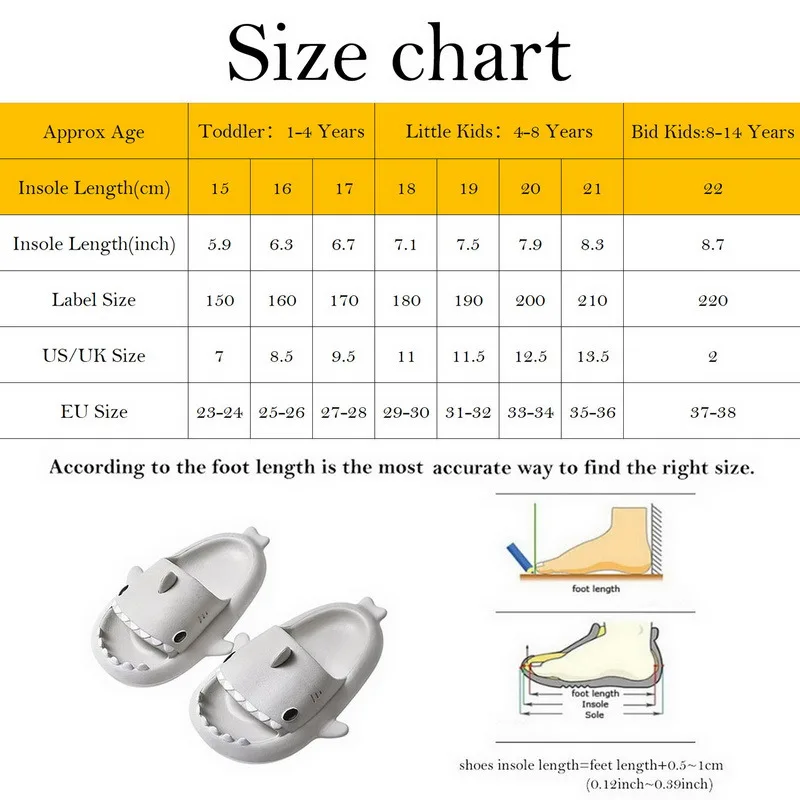 Parent Children Shark Slippers Home Indoor Flip-Flops Summer Sandals Sliders Shoes Women Kawaii Thick Cartoon Beach Slipper
Parent Children Shark Slippers Home Indoor Flip-Flops Summer Sandals Sliders Shoes Women Kawaii Thick Cartoon Beach Slipper