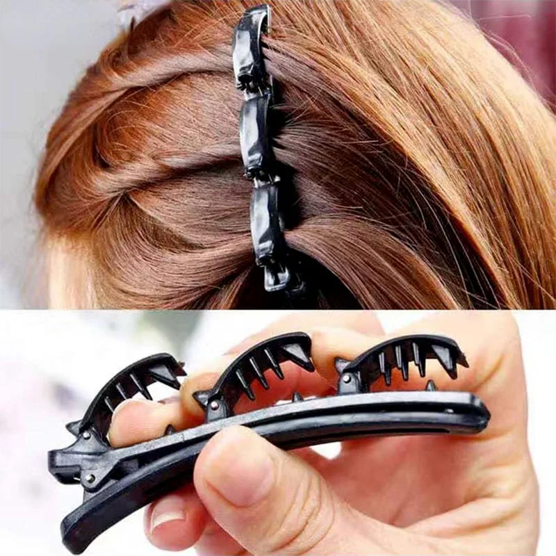 Fashion Trend Hollow Woven Side Clip Bangs Clip Fixed Artifact Double Hair Band Clip Hair Band Braided Headdress HairAccessories
Fashion Trend Hollow Woven Side Clip Bangs Clip Fixed Artifact Double Hair Band Clip Hair Band Braided Headdress HairAccessories