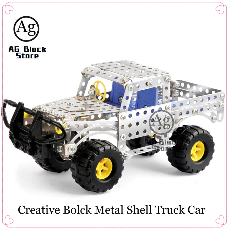 Металлический корпус грузовик совместимый DIY автомобиль строительный блок новый