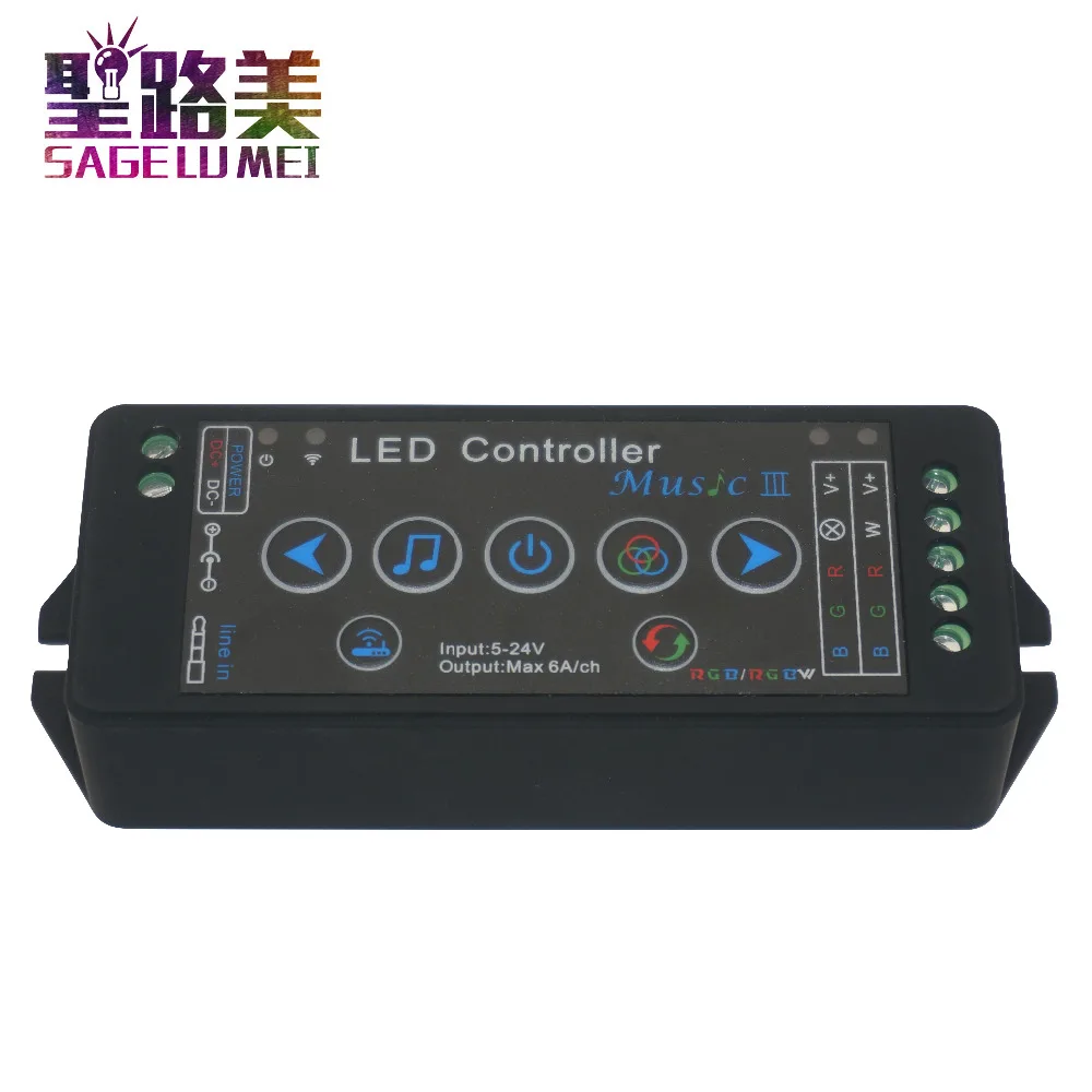 Mobile phone APP wifi controller Sensitivity Audio DC5V - 24V 12V led music controller forRGB RGBW led strip light SMD 5050 2835
Mobile phone APP wifi controller Sensitivity Audio DC5V - 24V 12V led music controller forRGB RGBW led strip light SMD 5050 2835