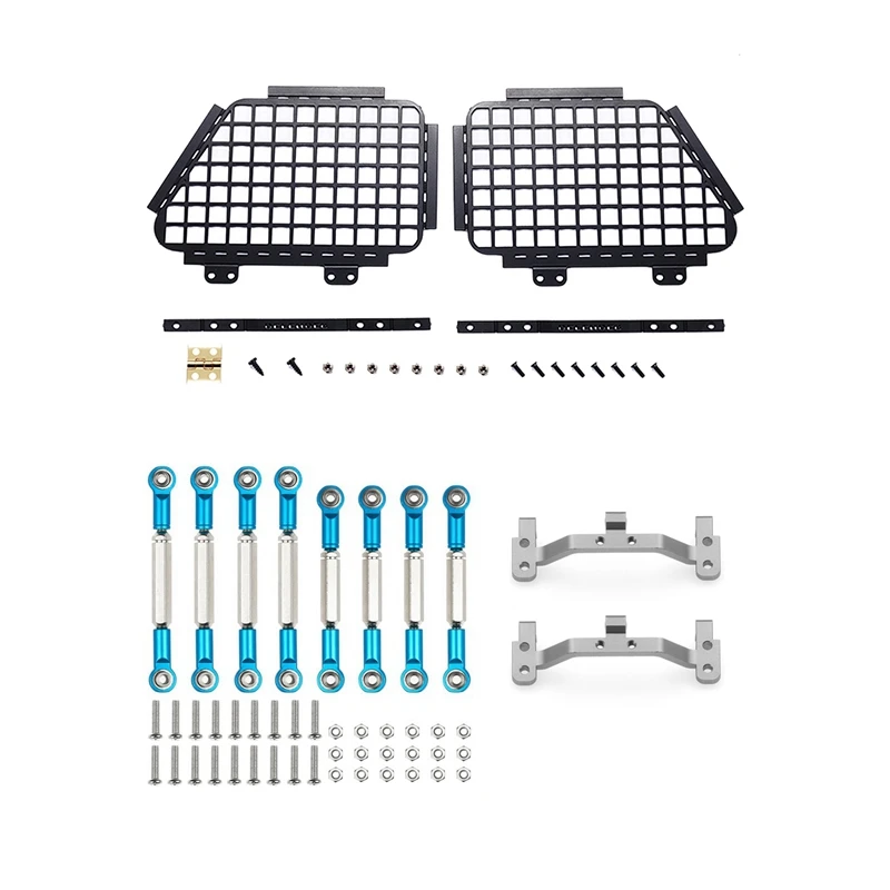 2 Set RC Car Part: 1 Set Metal Pull Rod Steering Link Rod Pull Rod Base Set & 1 Set Foldable Car Window Protective Net
2 Set RC Car Part: 1 Set Metal Pull Rod Steering Link Rod Pull Rod Base Set & 1 Set Foldable Car Window Protective Net