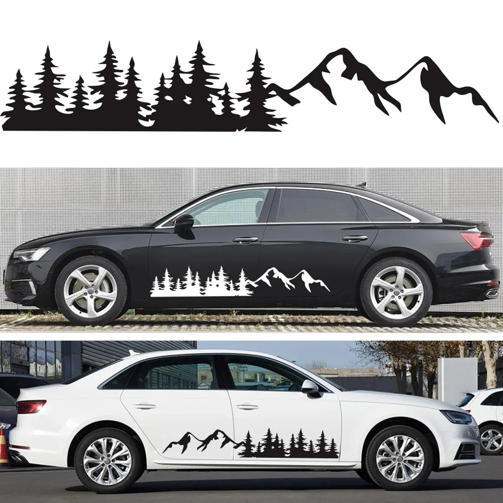 2pcs Mountain Tree Forest Car Decals Black Car Sticker Vinyl Graphic for Camper RV Trailer Truck Custom Sticker
2pcs Mountain Tree Forest Car Decals Black Car Sticker Vinyl Graphic for Camper RV Trailer Truck Custom Sticker