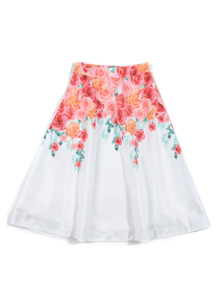 New Summer Women white Skirts 2021 High Waist Girl's faldas flower printed Korean Japanese Style Ladies Sweet A-line Skirt DM
New Summer Women white Skirts 2021 High Waist Girl's faldas flower printed Korean Japanese Style Ladies Sweet A-line Skirt DM