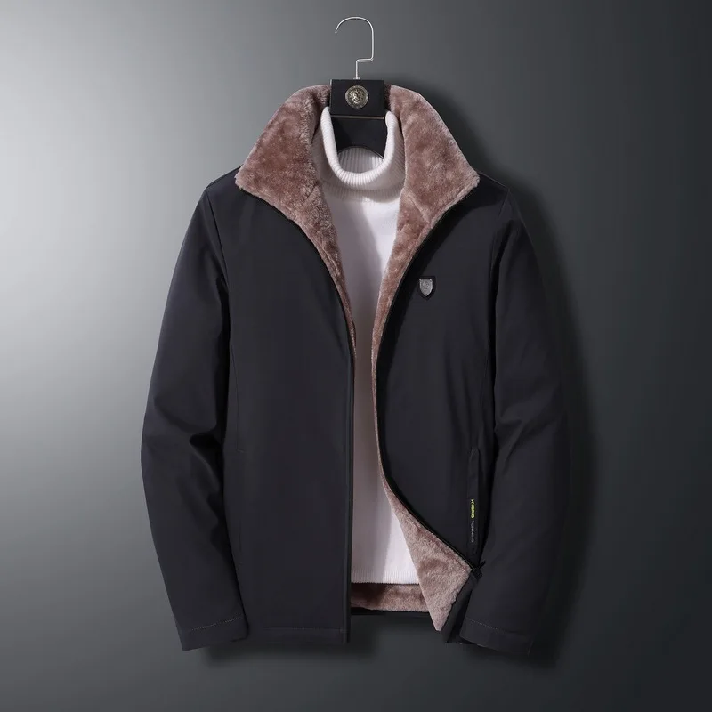 

Мужская зимняя повседневная классическая теплая Толстая флисовая парка 8XL, мужская куртка с карманами, ветрозащитная парка, куртки, пальто