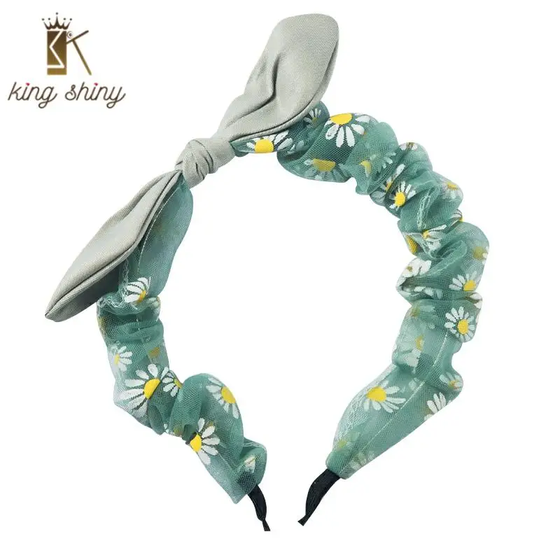 Korean Creative Cat Ear Headband for Woman Temperament Daisy Flower Print Fabric Cute Metal Hair Hoop Girls Party Hair Accessory
Korean Creative Cat Ear Headband for Woman Temperament Daisy Flower Print Fabric Cute Metal Hair Hoop Girls Party Hair Accessory