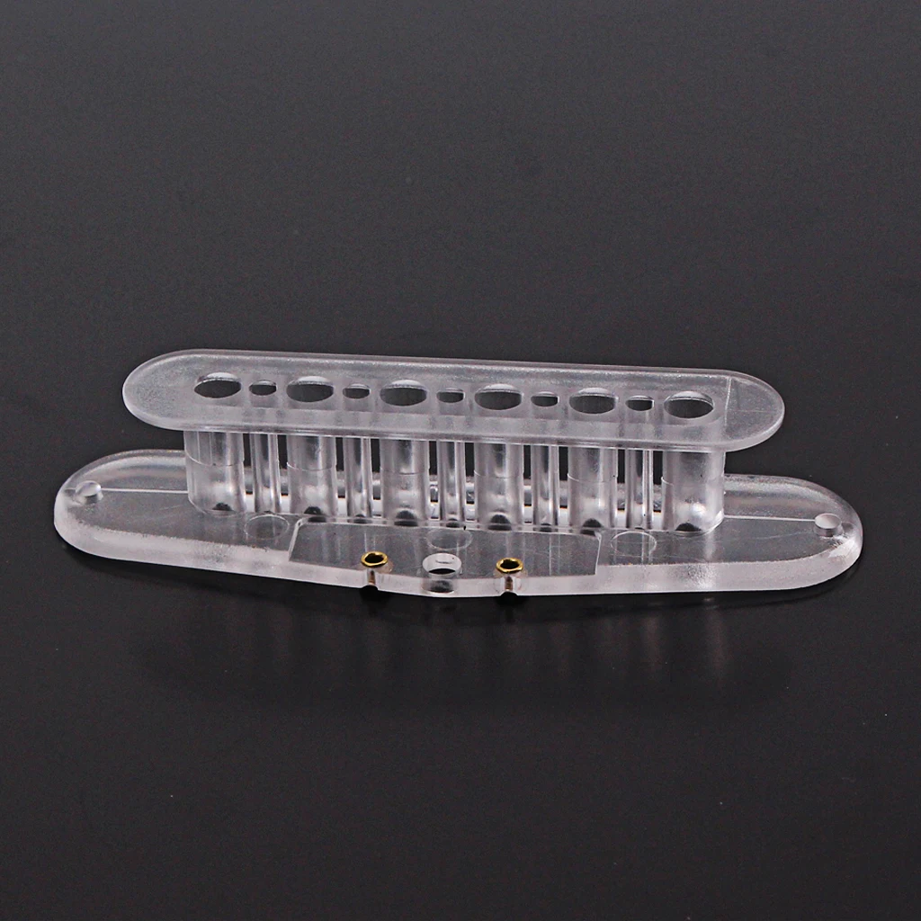 Practical 3x Plastic Single Coil Pickup Bobbins Bridge 52mm for 6-strings Guitar Luthier Supply
Practical 3x Plastic Single Coil Pickup Bobbins Bridge 52mm for 6-strings Guitar Luthier Supply