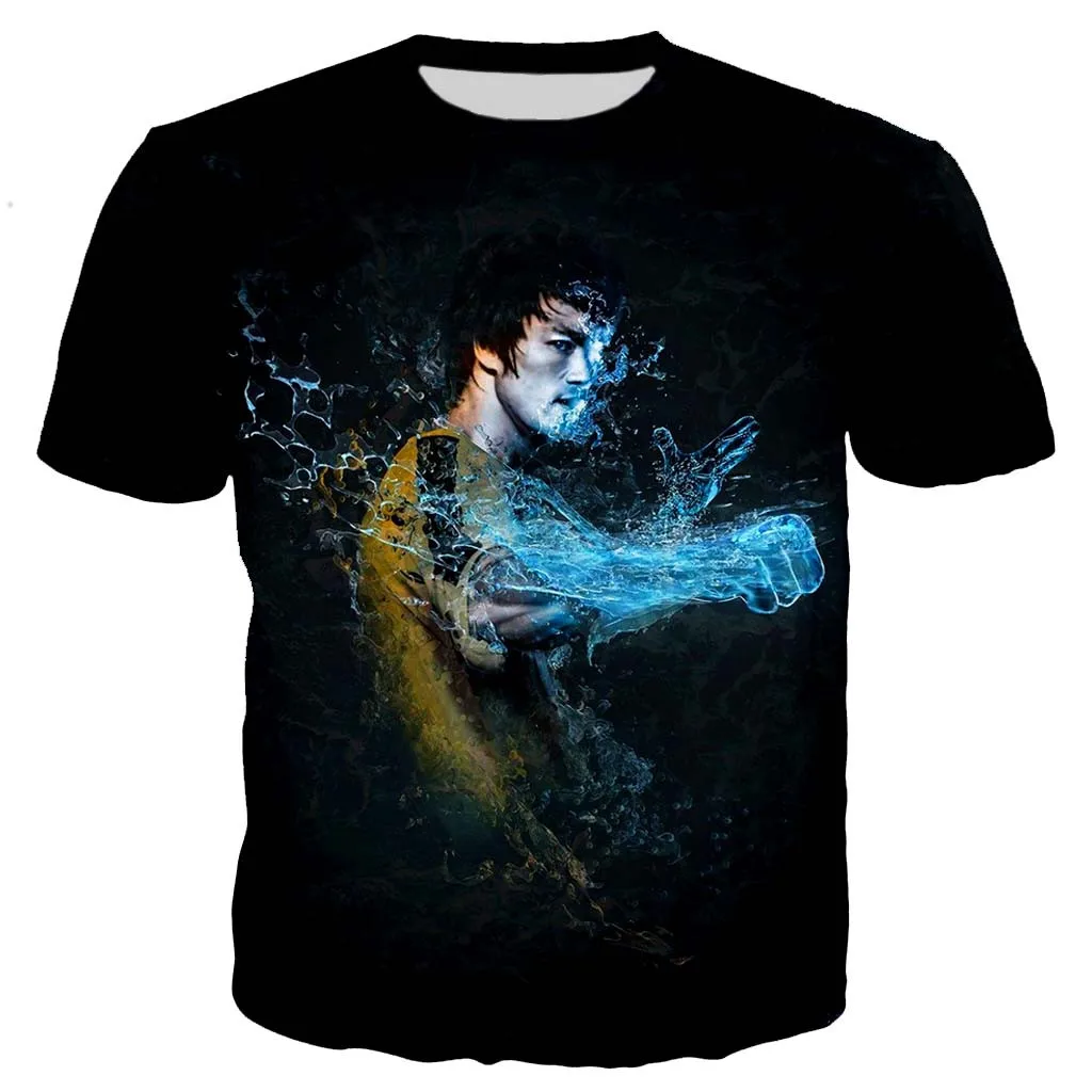 Bruce Lee 3D printed T-shirt men's and women's casual short-sleeved unisex shirt hip-hop shirt Bruce Lee top
Bruce Lee 3D printed T-shirt men's and women's casual short-sleeved unisex shirt hip-hop shirt Bruce Lee top