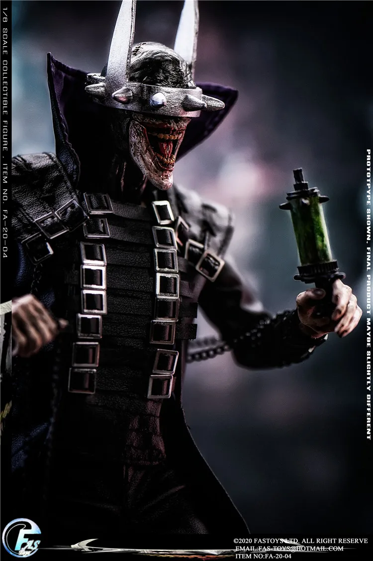 FASToys 1/6 Scale Death Metal Laughing Bat Flexible Movable Doll With 2 Head Sculpt For 12" Figure Action Model Body Accessories
FASToys 1/6 Scale Death Metal Laughing Bat Flexible Movable Doll With 2 Head Sculpt For 12" Figure Action Model Body Accessories