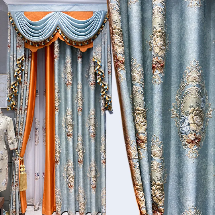 American Floor Jacquard High-end Blackout Curtains Curtains for Living Dining Room Bedroom
American Floor Jacquard High-end Blackout Curtains Curtains for Living Dining Room Bedroom