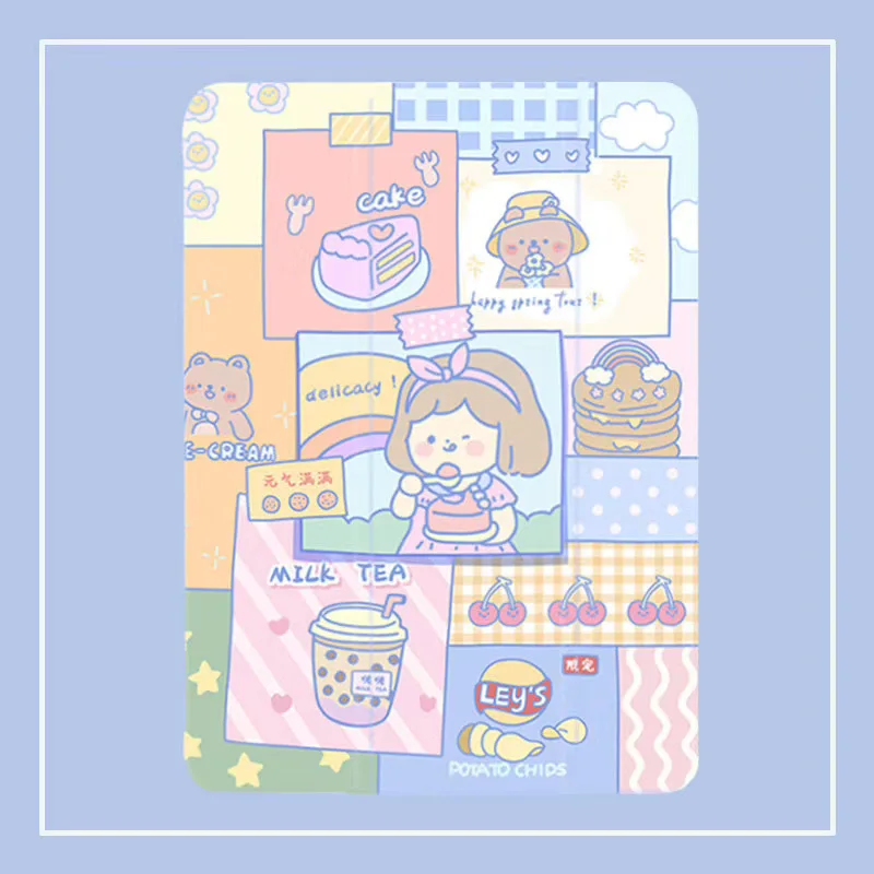 Cute Girl Flip Cover For iPad Pro 9.7" 11 air 10.2 10.5 2020 Mini 2 3 4 5 2019 Tablet Case for iPad 9.7 5th 7th 2017 2018
Cute Girl Flip Cover For iPad Pro 9.7" 11 air 10.2 10.5 2020 Mini 2 3 4 5 2019 Tablet Case for iPad 9.7 5th 7th 2017 2018