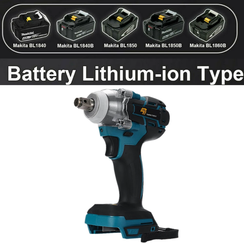 18V Electric Impact Wrench 1/2 1/4 Socket Cordless Brushless Wrench Rechargeable Power Tool for Makita Battery
18V Electric Impact Wrench 1/2 1/4 Socket Cordless Brushless Wrench Rechargeable Power Tool for Makita Battery