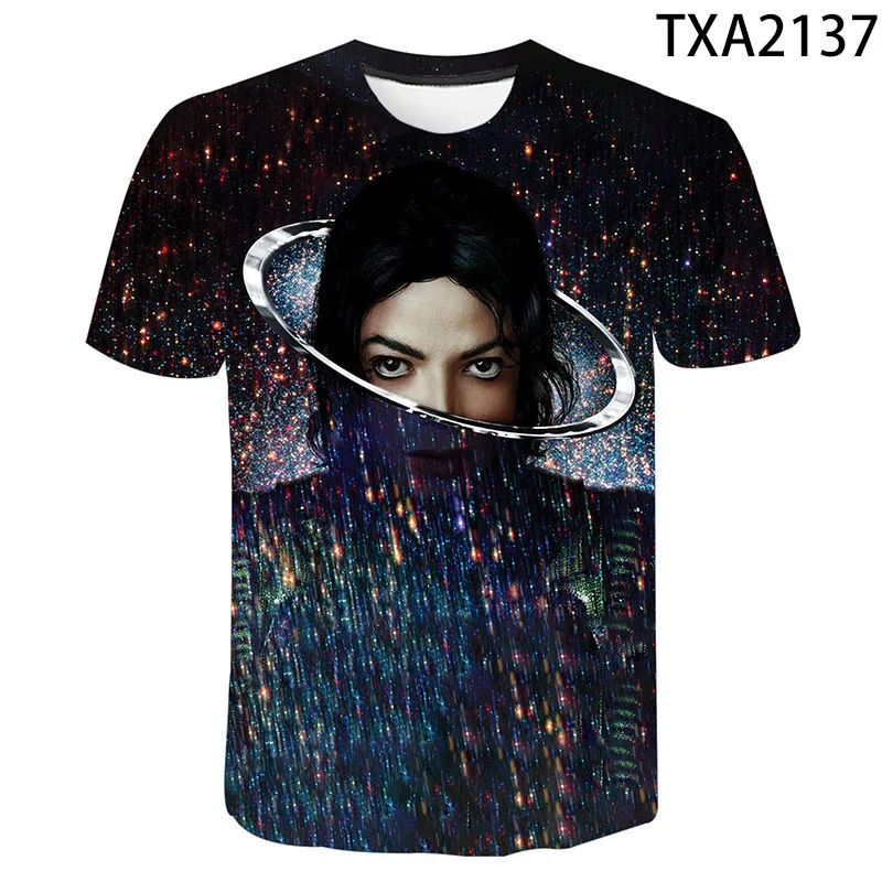 Футболка мужская с 3D-принтом поп-звезды Майкла Джексона рубашка для танцев в