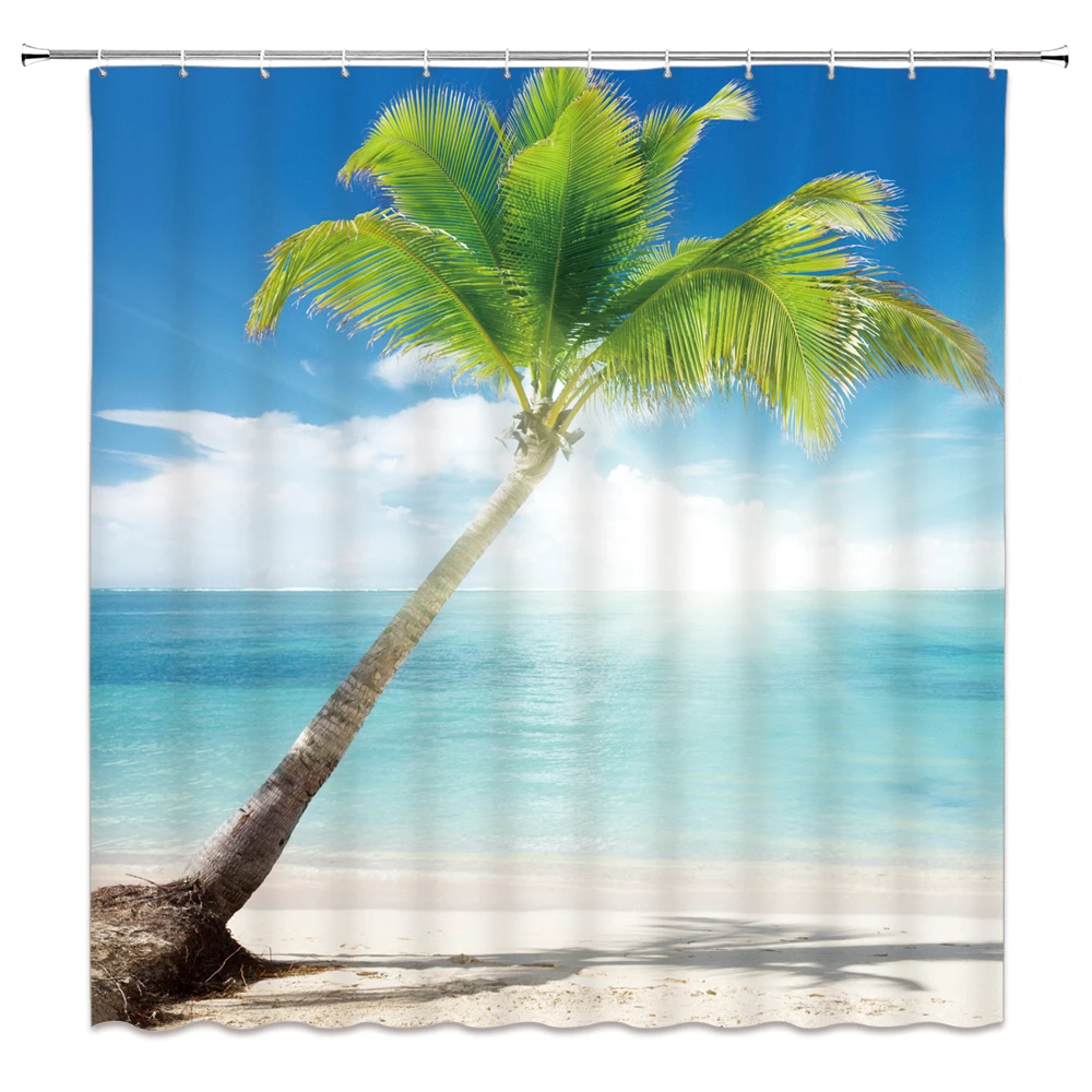 Summer Ocean Scenery Coconut Tree Shower Curtains Lotus Leaf Bamboo Bathroom Decor Home Bathtub Waterproof Polyester Curtain Set
Summer Ocean Scenery Coconut Tree Shower Curtains Lotus Leaf Bamboo Bathroom Decor Home Bathtub Waterproof Polyester Curtain Set