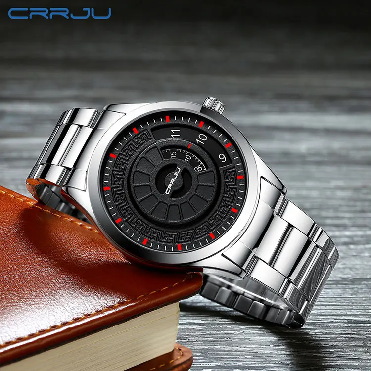 CRRJU 2141 новые модные популярные мужские часы concept мужские повседневные спортивные наручные часы, кварцевые наручные Водонепроницаемый мужск...
CRRJU 2141 новые модные популярные мужские часы concept мужские повседневные спортивные наручные часы, кварцевые наручные Водонепроницаемый мужск...