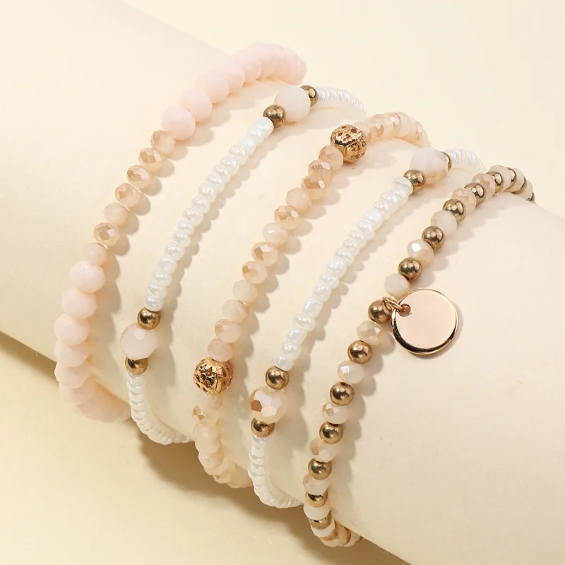 5pcs/set Fashion Creative Pearl Bracelet For Women Romantic Wedding Women Beads Bracelets 2021 Popular Party Charm Jewelry Gift
5pcs/set Fashion Creative Pearl Bracelet For Women Romantic Wedding Women Beads Bracelets 2021 Popular Party Charm Jewelry Gift