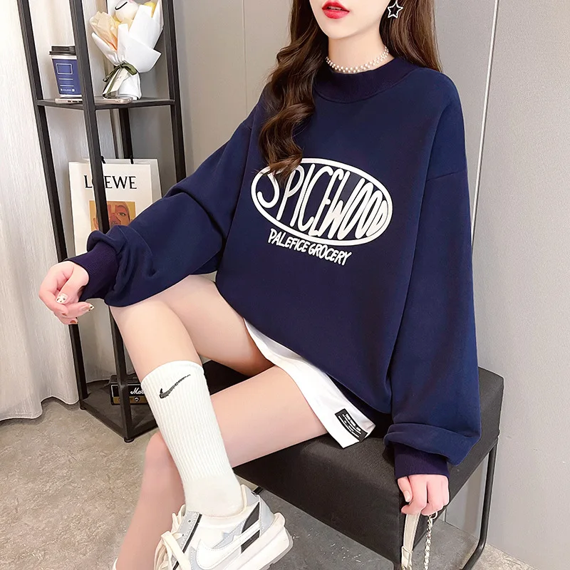 Women Letters Printed Outwear Ladies Casual Loose Pullover Crew Neck Sweatshirt Long Sleeves Tops Wearing Suit Clothes
Women Letters Printed Outwear Ladies Casual Loose Pullover Crew Neck Sweatshirt Long Sleeves Tops Wearing Suit Clothes