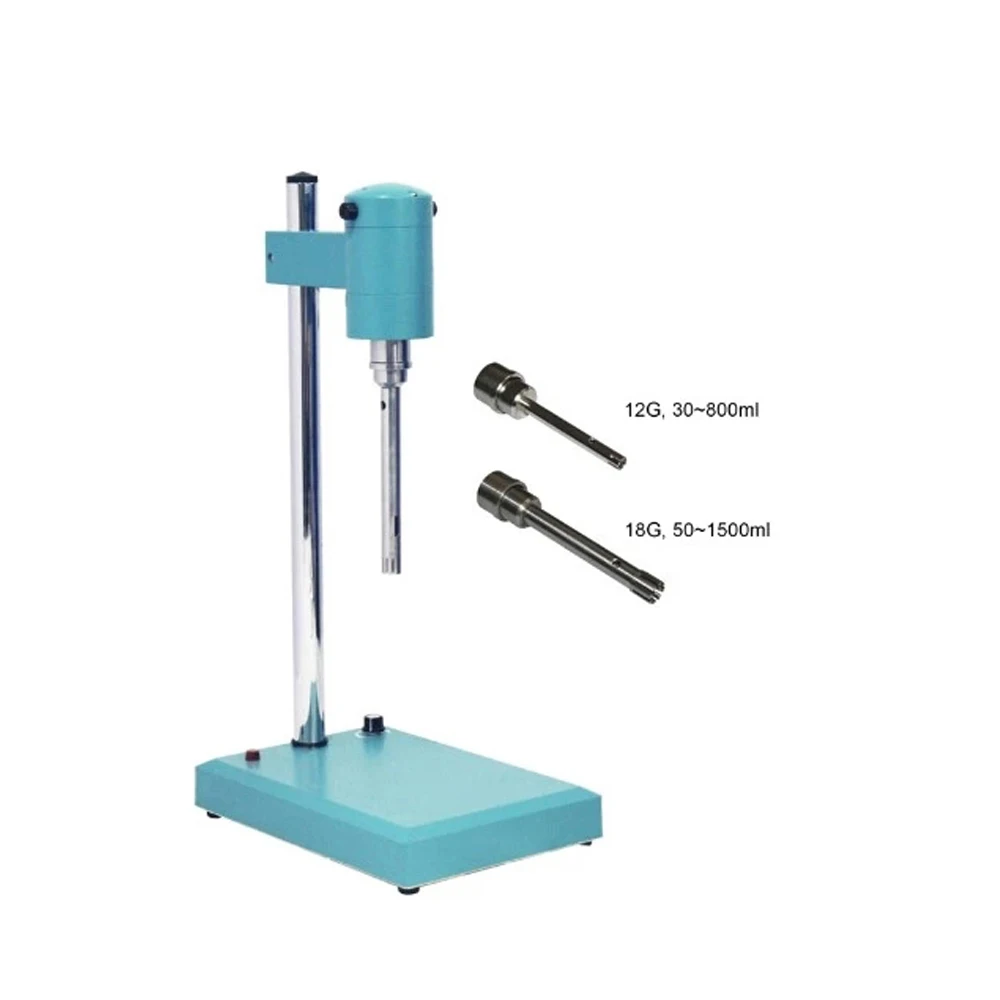 NADE AD200L-P 30~1500ml Laboratory High Shear Homogenizer Cheap emulsifier machine 300-23000rpm 12G/18G
NADE AD200L-P 30~1500ml Laboratory High Shear Homogenizer Cheap emulsifier machine 300-23000rpm 12G/18G