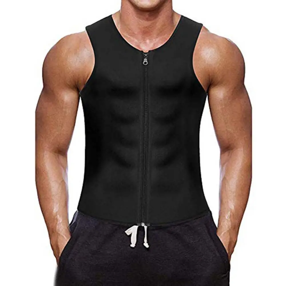 Men's Tank Top Sports Compression Sleeveless Sweatshirt Vest Male Fitness Body Shaper Zipper Slimming Sauna Tank Top Summer
Men's Tank Top Sports Compression Sleeveless Sweatshirt Vest Male Fitness Body Shaper Zipper Slimming Sauna Tank Top Summer