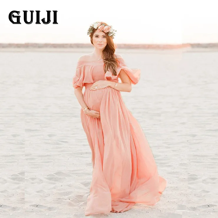 【GUIJI】Ready Stock 2021 Maternity Dresses Chiffon Pregnancy Dress Photography Props Maxi Gown Dresses For Pregnant Women Clothes
【GUIJI】Ready Stock 2021 Maternity Dresses Chiffon Pregnancy Dress Photography Props Maxi Gown Dresses For Pregnant Women Clothes