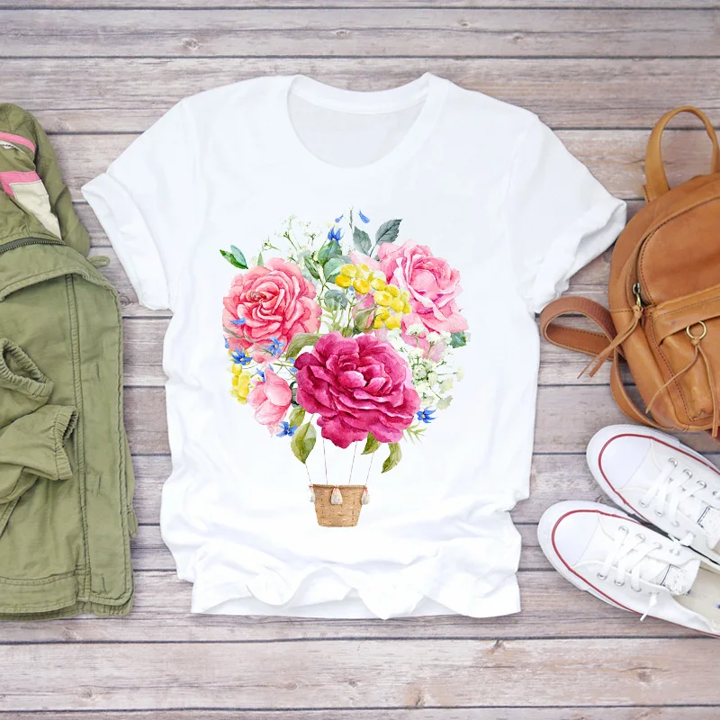 Womens T-shirts Ladies Harajuku Balloon Love Valentine Flower 90s Floral Women Print Ladies Top T Graphic Female Tee T-Shirt
Womens T-shirts Ladies Harajuku Balloon Love Valentine Flower 90s Floral Women Print Ladies Top T Graphic Female Tee T-Shirt