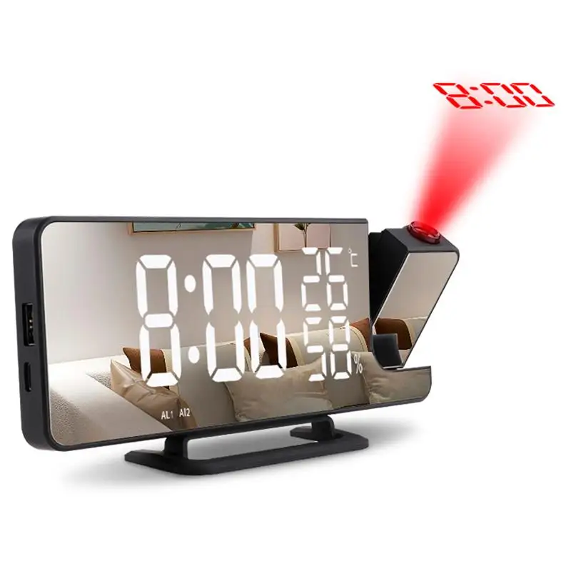 Radio LED Intelligent Alarm Multifunctional Digital Rectangular Temperature Meter Restaurant Bedroom Bedside Electronic Clock
Radio LED Intelligent Alarm Multifunctional Digital Rectangular Temperature Meter Restaurant Bedroom Bedside Electronic Clock