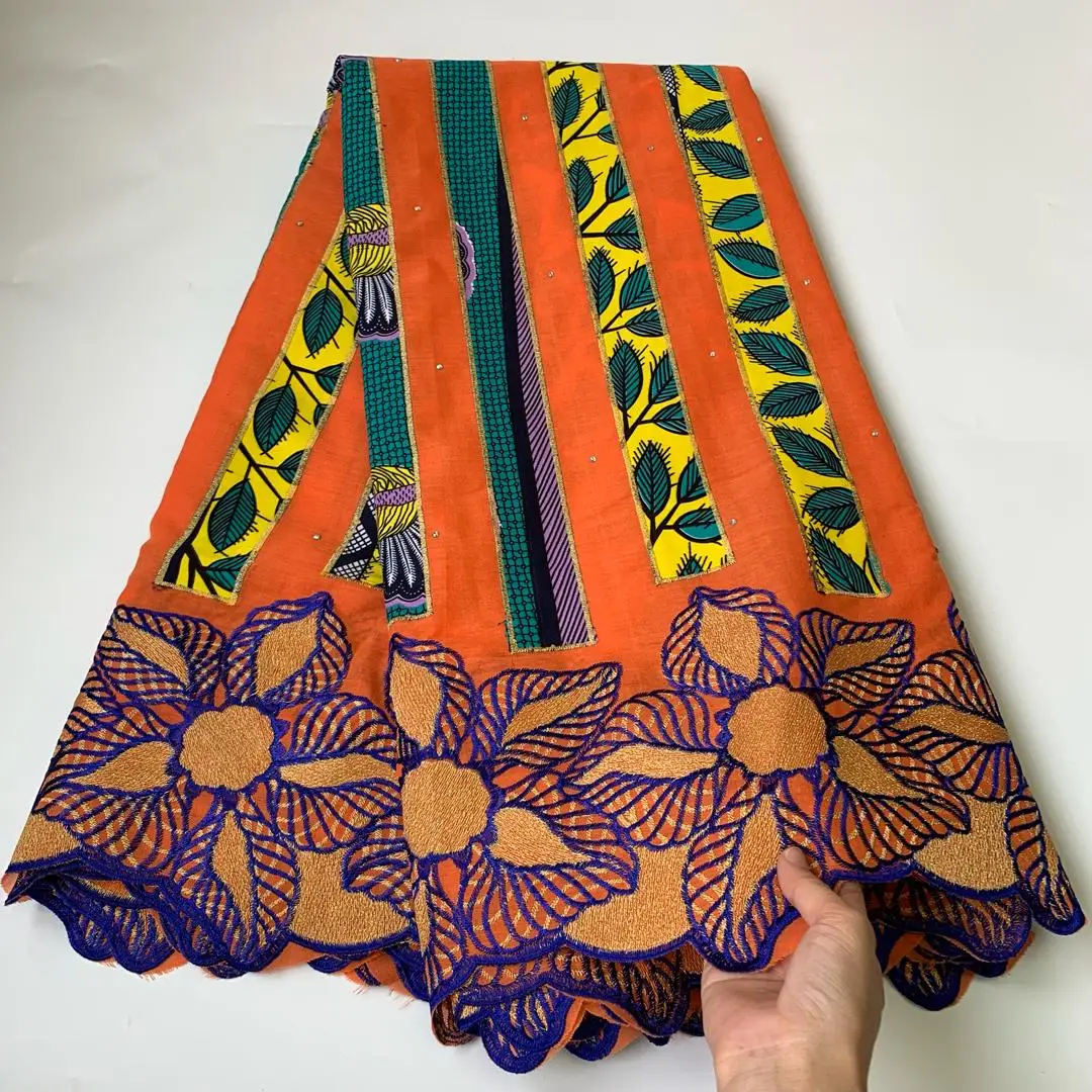 Free shipping embroidered cotton lace fabric,top quality wax print African voile lace for lady dress! SC19
Free shipping embroidered cotton lace fabric,top quality wax print African voile lace for lady dress! SC19