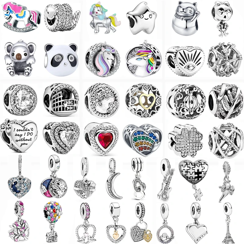 2021New Magic Unicorn Bird Guitar Panda DIY Silver Color Beads Fit Original Pandora Charms Bracelet Europe Women Classic Jewelry
2021New Magic Unicorn Bird Guitar Panda DIY Silver Color Beads Fit Original Pandora Charms Bracelet Europe Women Classic Jewelry