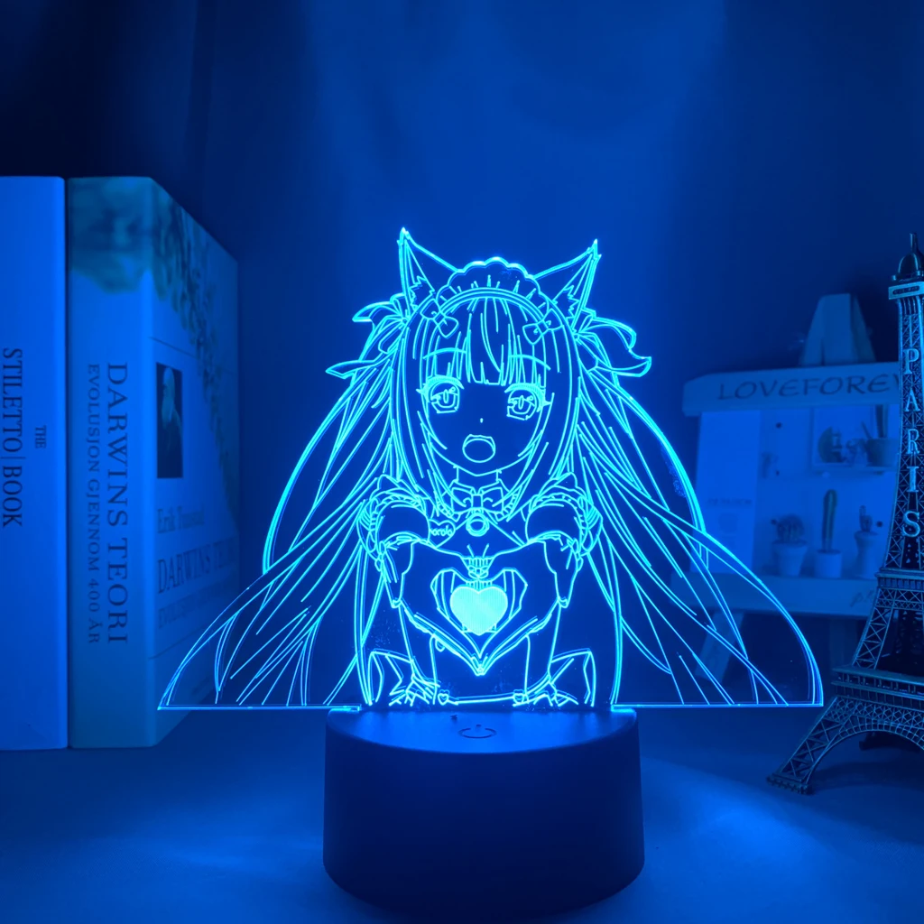 Аниме 3d лампа Nekopara Chocola для спальни Декор Светильник манга детский подарок на день рождения комната аниме светильник ПА Nekopara
Аниме 3d лампа Nekopara Chocola для спальни Декор Светильник манга детский подарок на день рождения комната аниме светильник ПА Nekopara