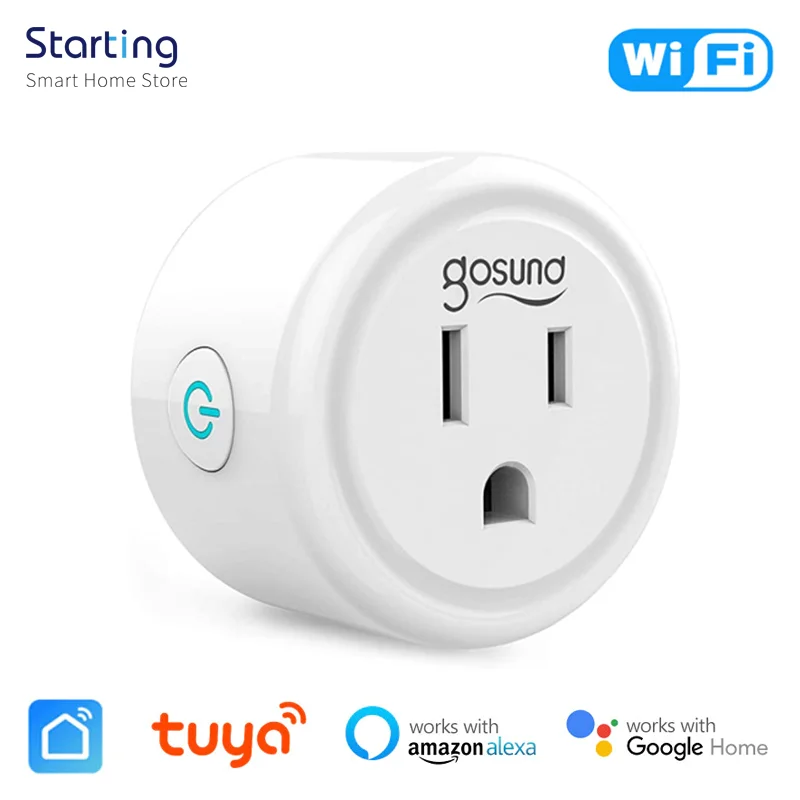 Mini US Wifi Plug With Timer Function 100-240V Voice Control 10A Smart Socket Work With Alexa Google Home Tuya APP
Mini US Wifi Plug With Timer Function 100-240V Voice Control 10A Smart Socket Work With Alexa Google Home Tuya APP