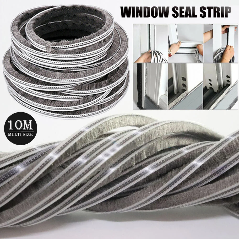 10m High Quality Window Seal Strip Metal Aluminum Alloy Door And Window Sealing Strip Gap Strip Sound Insulation Anti-leakage
10m High Quality Window Seal Strip Metal Aluminum Alloy Door And Window Sealing Strip Gap Strip Sound Insulation Anti-leakage