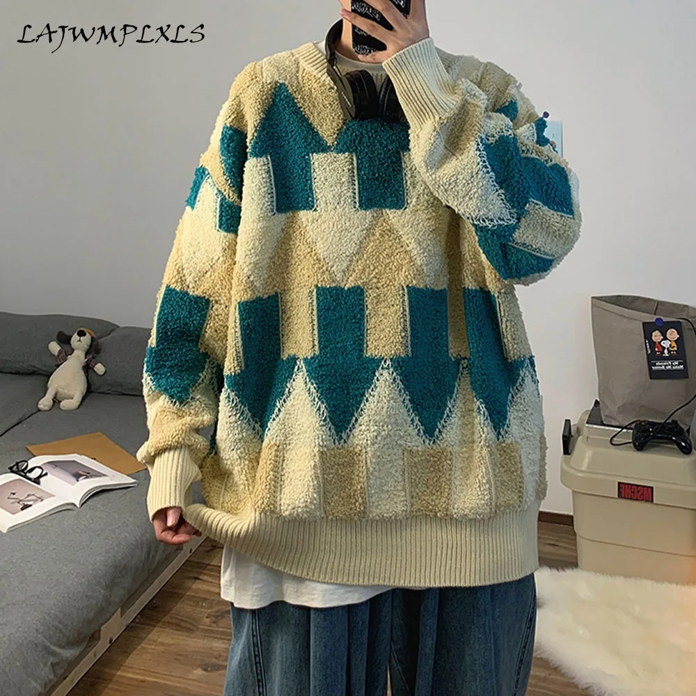 Autumn Winter Sweater Men Warm Fashion Retro Casual Knitted Pullover Men Loose Korean Knitting Soft Sweaters Men Clothes
Autumn Winter Sweater Men Warm Fashion Retro Casual Knitted Pullover Men Loose Korean Knitting Soft Sweaters Men Clothes