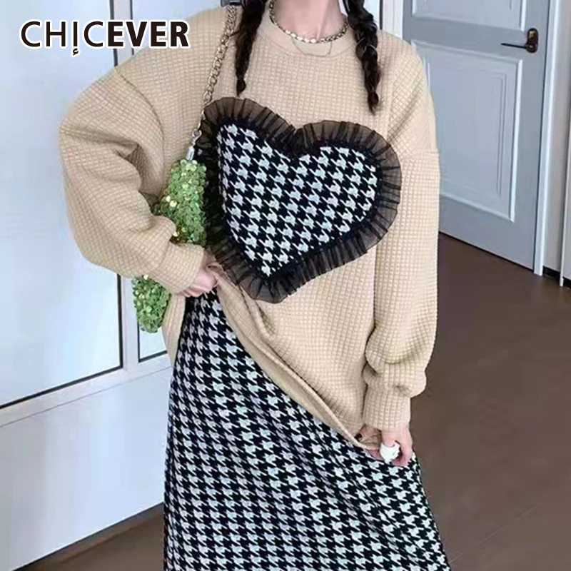 CHICEVER/повседневный комплект из двух предметов; Женский топ с круглым воротником и длинными рукавами в стиле пэчворк; Топ с сердечком; Юбка ми...
CHICEVER/повседневный комплект из двух предметов; Женский топ с круглым воротником и длинными рукавами в стиле пэчворк; Топ с сердечком; Юбка ми...