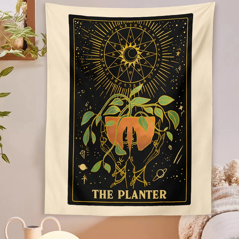 Tarot Tapestry Wall Hanging Botanical Print decoration art tapestry hippie bohemian decoration divination wall hanging sheets
Tarot Tapestry Wall Hanging Botanical Print decoration art tapestry hippie bohemian decoration divination wall hanging sheets