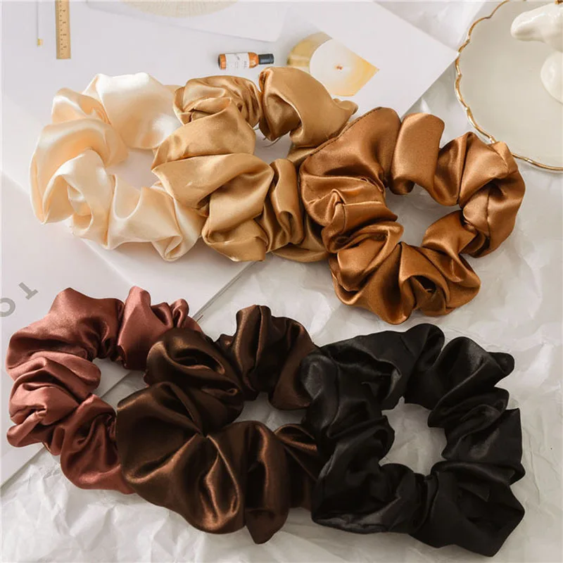 1Pcs New Satin Hair Tie Pure Color High Elasticity Headband Headdress For Women Ladies Daily Decoration About 10cm Dia. 
1Pcs New Satin Hair Tie Pure Color High Elasticity Headband Headdress For Women Ladies Daily Decoration About 10cm Dia.