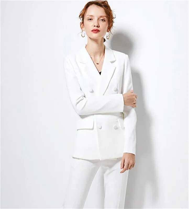 Double Breasted Women PantSuits Women Suits Plus Size Custom Made Ladies Pantsuit Blazer+Pants for Work Pantsuit Wedding Party
Double Breasted Women PantSuits Women Suits Plus Size Custom Made Ladies Pantsuit Blazer+Pants for Work Pantsuit Wedding Party