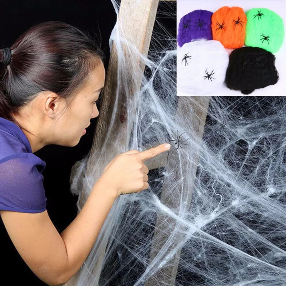 Halloween Scary Party Scene Props Colorful Stretchy Cobweb Horror Home Bar Party Festival Decorations Haunted House
Halloween Scary Party Scene Props Colorful Stretchy Cobweb Horror Home Bar Party Festival Decorations Haunted House