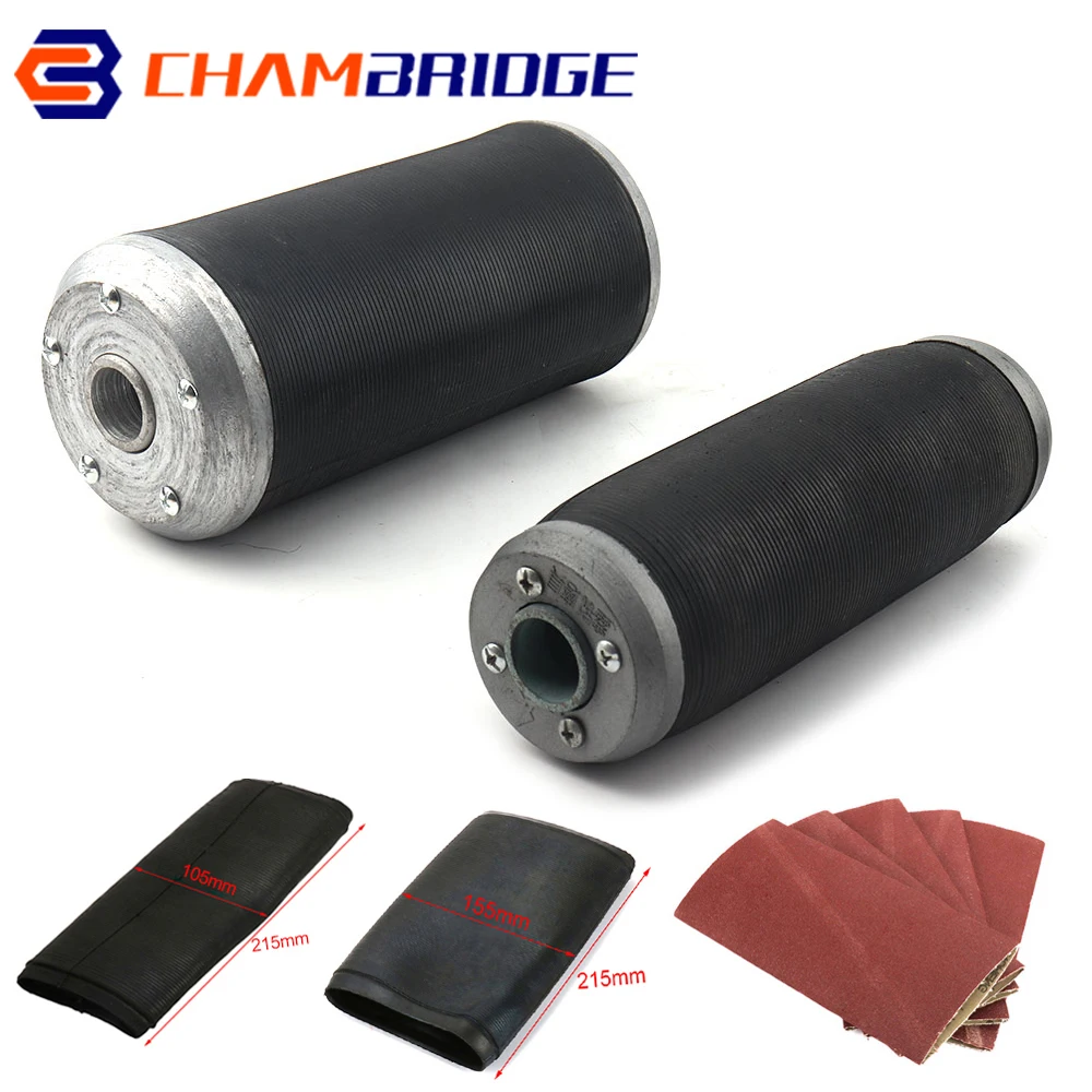 Pneumatic Sanding Drum Rubber Sleeve Aluminum 3"x9" 4"x9" 25mm Hole with 5pcs Sanding Belt for Polishing Wood Furniture Surface
Pneumatic Sanding Drum Rubber Sleeve Aluminum 3"x9" 4"x9" 25mm Hole with 5pcs Sanding Belt for Polishing Wood Furniture Surface