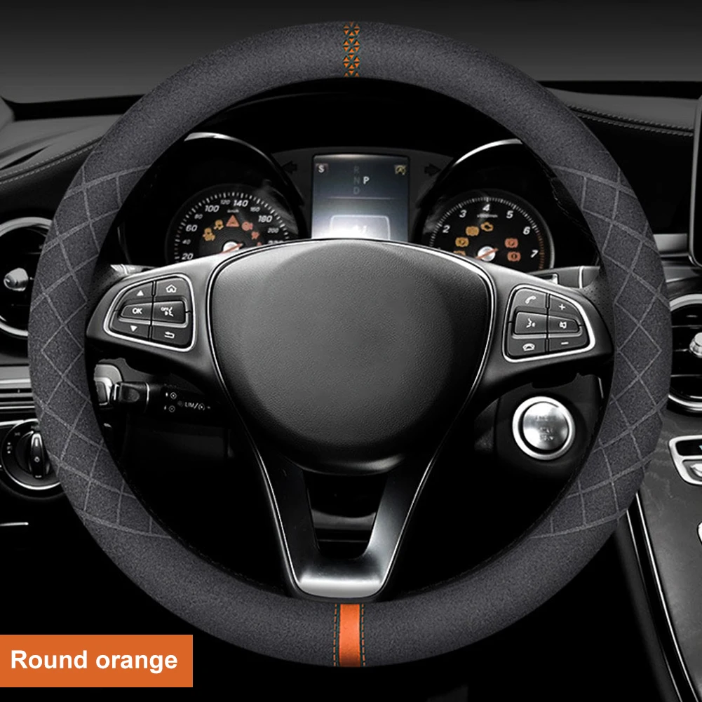 37/38 cm Car Steering Wheel Cover Leather Steering Wheel Cover for BMW 3 / 5 1 series gt E48 F48 F83 F25 E90 x4 x5 x6 120i
37/38 cm Car Steering Wheel Cover Leather Steering Wheel Cover for BMW 3 / 5 1 series gt E48 F48 F83 F25 E90 x4 x5 x6 120i