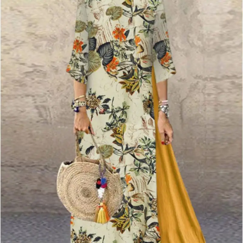 Female Clothing Long Sleeve Women Long Dresses Pocket Button Blouses Print Casual Floral Dress Kpop Clothes Winter Dress Women
Female Clothing Long Sleeve Women Long Dresses Pocket Button Blouses Print Casual Floral Dress Kpop Clothes Winter Dress Women