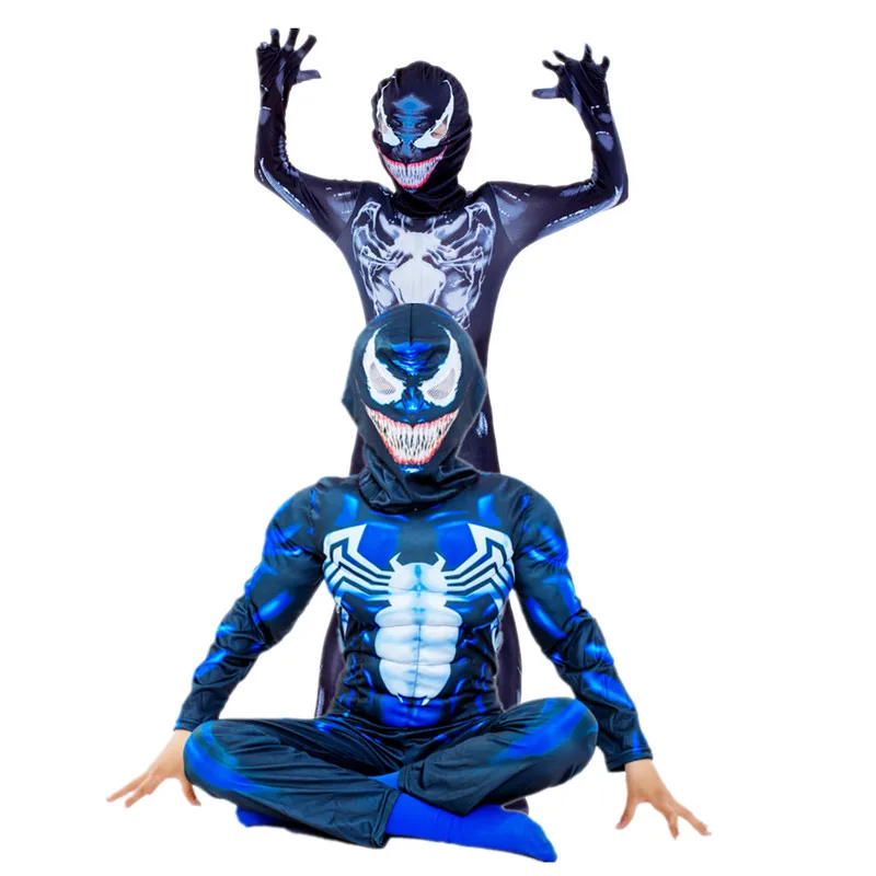 Child Venom Spiderman Cosplay Jumpsuit Kid Superhero Tights Boy Halloween Party Anime Costume Mask
Child Venom Spiderman Cosplay Jumpsuit Kid Superhero Tights Boy Halloween Party Anime Costume Mask