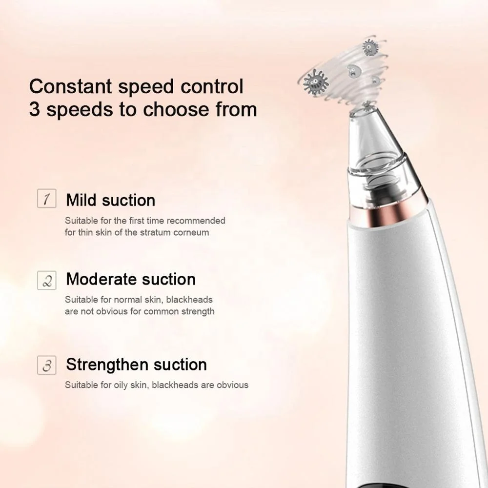 Blackhead Remover Face Deep Nose Cleaner T Zone Pore Acne Pimple Removal Vacuum Suction Facial Diamond Beauty Clean Skin Tool
Blackhead Remover Face Deep Nose Cleaner T Zone Pore Acne Pimple Removal Vacuum Suction Facial Diamond Beauty Clean Skin Tool