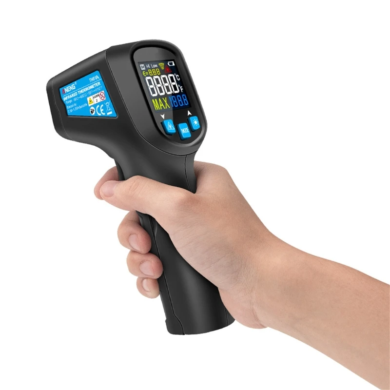 TH01A Digital infrared Thermometer IR laser Temperature Sensor Gun No Contact Thermometre -50~400C Meter Pyrometer
TH01A Digital infrared Thermometer IR laser Temperature Sensor Gun No Contact Thermometre -50~400C Meter Pyrometer