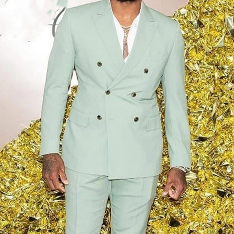 Autumn Fashion Talior Made Green Double Button Suit For Wedding Dress Men Best Suit Slim Fit Wedding Beach Dinner Party Sets
Autumn Fashion Talior Made Green Double Button Suit For Wedding Dress Men Best Suit Slim Fit Wedding Beach Dinner Party Sets