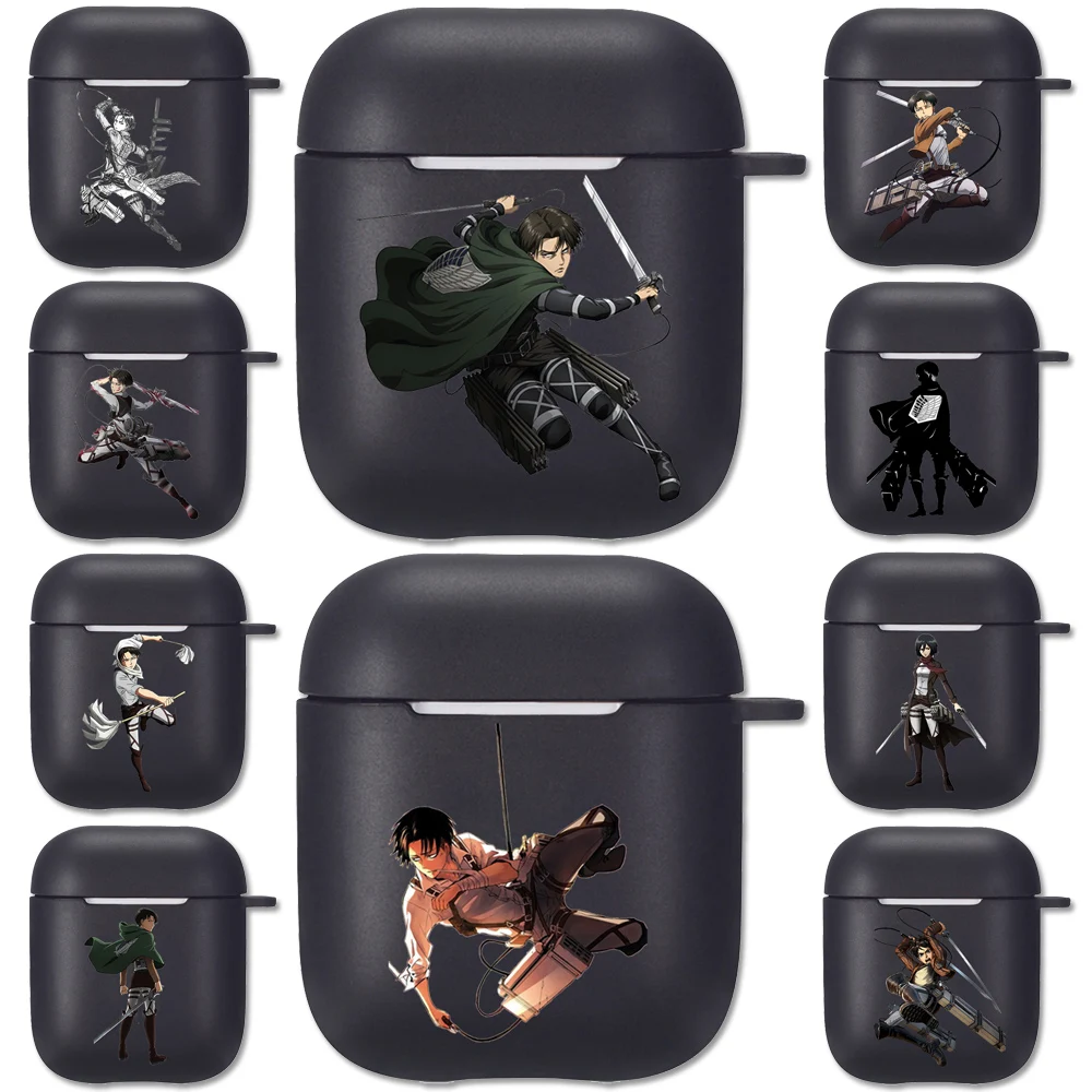 Attack on Titan Levi Captain Black Silicone Case for Apple Airpods 1 2 Cases Shingeki No Kyojin Soft Airpods Earphone Cover
Attack on Titan Levi Captain Black Silicone Case for Apple Airpods 1 2 Cases Shingeki No Kyojin Soft Airpods Earphone Cover