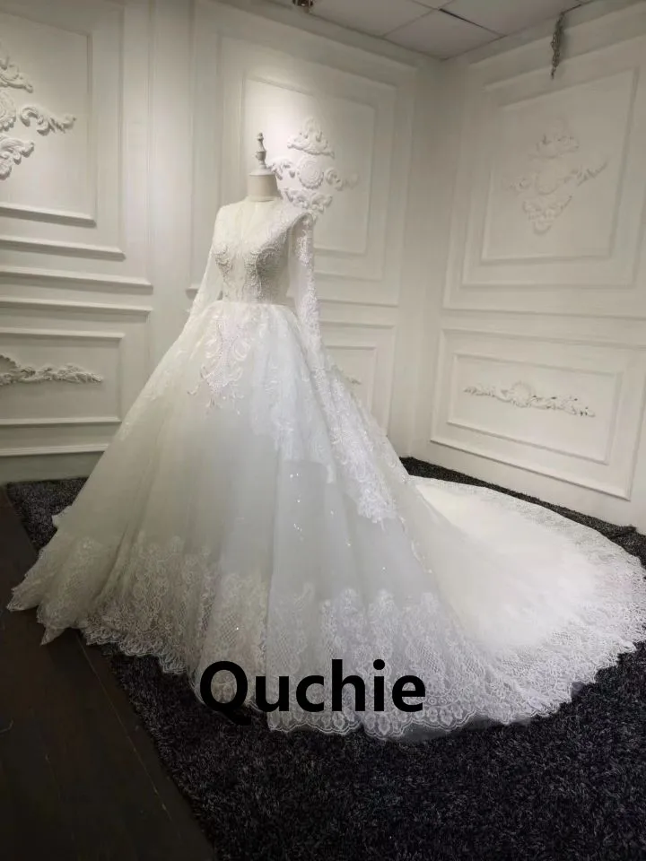 Real Image Vintage Wedding Dresses Long Sleeves Lace Up Bodice Dubai Arabic Abiti Da Sposa Bridal Dress Vestido de Noiva
Real Image Vintage Wedding Dresses Long Sleeves Lace Up Bodice Dubai Arabic Abiti Da Sposa Bridal Dress Vestido de Noiva